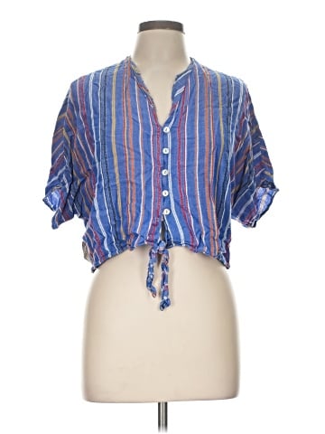 Renee C. Short Sleeve Blouse (view 1)