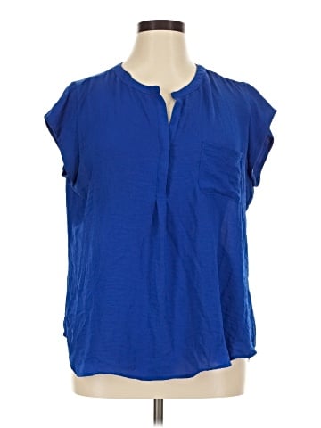 Liz Claiborne Short Sleeve Blouse (view 1)