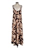 CeCe 100% Rayon Animal Print Brown Casual Dress Size S - photo 2