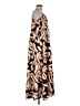 CeCe 100% Rayon Animal Print Brown Casual Dress Size S - photo 4
