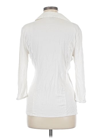 White House Black Market 3/4 Sleeve Blouse (view 2)