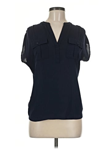 INC International Concepts Short Sleeve Blouse (view 1)