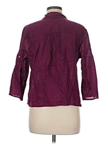 INC International Concepts 3/4 Sleeve Button-Down Shirt (view 2)