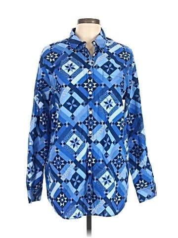 Lands' End Long Sleeve Button-Down Shirt (view 1)