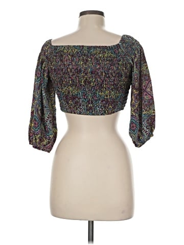 Earthbound Trading Co. 3/4 Sleeve Blouse (view 2)