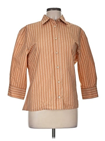 Bottega Veneta 3/4 Sleeve Button-Down Shirt (view 1)