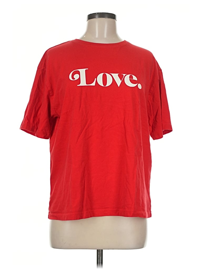 Pre-owned Universal Thread Short Sleeve T-shirt In Red