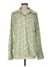 Levi's Floral Green Long Sleeve Blouse Size M - photo 1