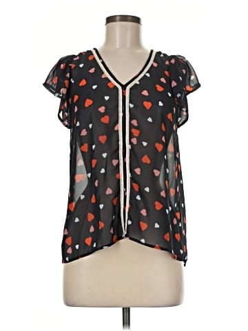 Maison Jules Short Sleeve Blouse (view 1)