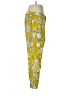 Elevenses Floral Yellow Casual Pants Size 8 - photo 4