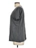 Cos 100% Silk Gray Short Sleeve Top Size L - photo 5