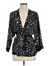 H&M 100% Polyester Black Cardigan Size 12 - photo 1