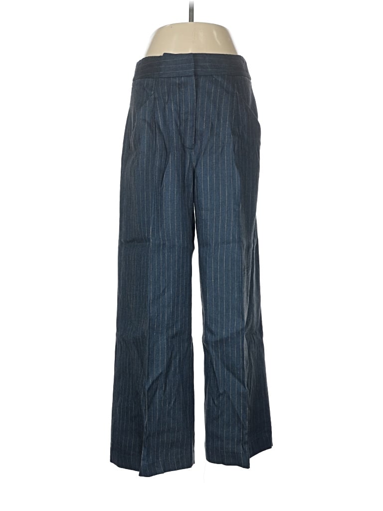 Pre-owned Veronica Beard Linen Pants In Blue