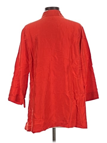 Eileen Fisher 3/4 Sleeve Silk Top (view 2)