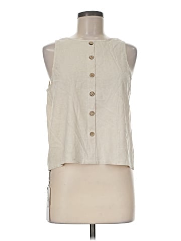 Assorted Brands Sleeveless Button-Down Shirt (view 1)