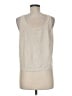 Assorted Brands Ivory Sleeveless Button-Down Shirt Size M - photo 2
