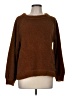 Max Studio 100% Polyester Solid Brown Pullover Sweater Size M - photo 1