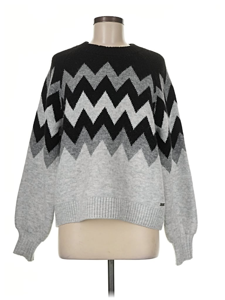 Pre-owned Buffalo By David Bitton Pullover Sweater In Gray