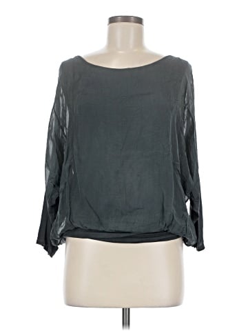 GiGi Moda 3/4 Sleeve Silk Top (view 1)