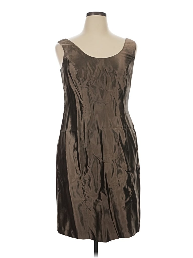 Pre-owned Js Collections Cocktail Dress In Brown