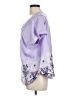 Talbots Purple Short Sleeve Blouse Size L - photo 5