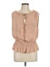 Theory 100% Silk Tan Sleeveless Silk Top Size L - photo 1