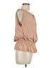 Theory 100% Silk Tan Sleeveless Silk Top Size L - photo 4