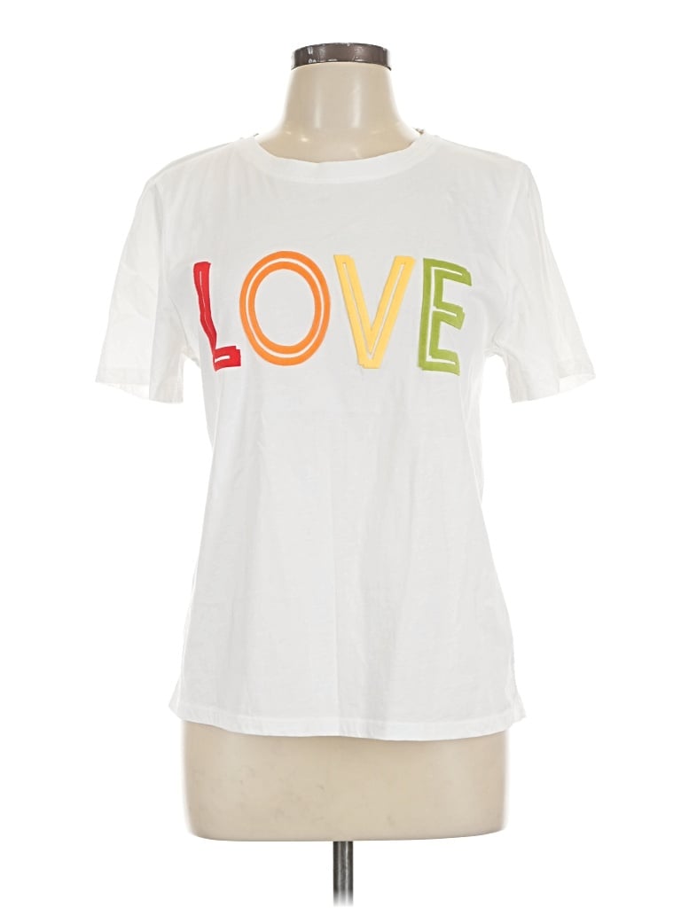 Pre-owned Hayden Short Sleeve T-shirt In White
