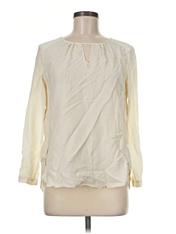 Rebecca Taylor Long Sleeve Silk Top (view 1)