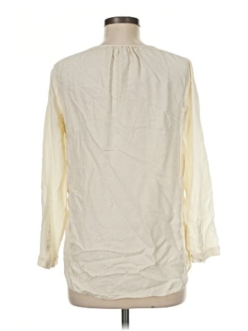 Rebecca Taylor Long Sleeve Silk Top (view 2)