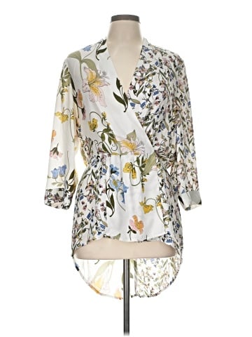 7th Avenue Design Studio New York & Company Long Sleeve Blouse (view 1)