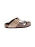 Birkenstock 100% Leather Tan Flip Flops Size EU 41 - photo 1