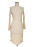Unbranded Solid Ivory Cocktail Dress Size L - photo 1