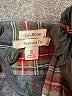 L.L.Bean 100% Cotton Plaid Gray Poncho Size M - photo 7
