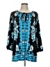 JM Collection Teal 3/4 Sleeve Blouse Size L - photo 1