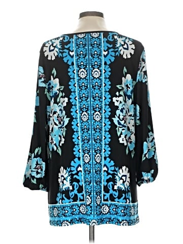JM Collection 3/4 Sleeve Blouse (view 2)