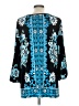 JM Collection Teal 3/4 Sleeve Blouse Size L - photo 2