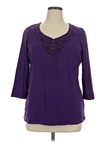 Laura Scott 3/4 Sleeve Blouse (view 1)
