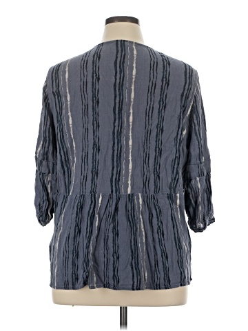 Caslon 3/4 Sleeve Blouse (view 2)