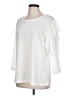Cato White 3/4 Sleeve Blouse Size L - photo 4