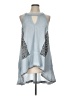 Pol Blue Sleeveless Blouse Size L - photo 1