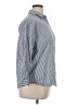 Old Navy 100% Cotton Stripes Blue Long Sleeve Button-Down Shirt Size 14 - photo 4