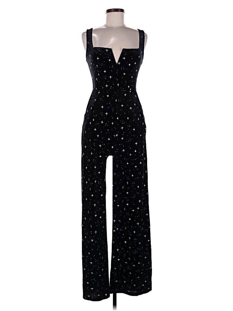 Pre-owned Cider Jumpsuit In Black