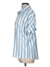 Unbranded Stripes Blue Short Sleeve Blouse Size M - photo 5