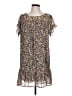 Umgee 100% Polyester Floral Brown Casual Dress Size L - photo 1