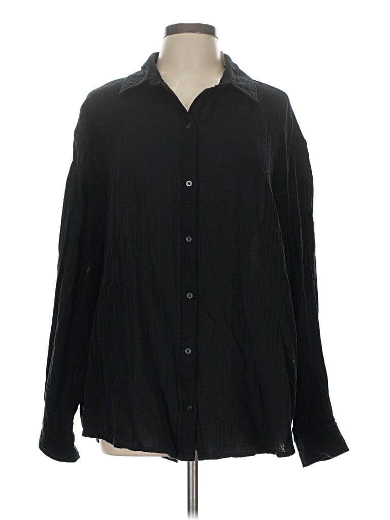 Old Navy Long Sleeve Blouse In Animal Print