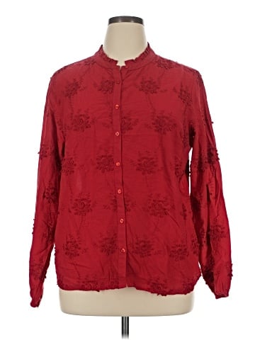 Tribal Long Sleeve Blouse (view 1)
