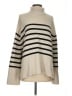 Gap Stripes Tan Turtleneck Sweater Size S (tall) - photo 1