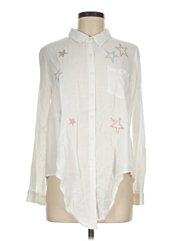 Hem & Thread Long Sleeve Blouse (view 1)