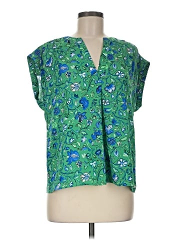 Ann Taylor Factory Short Sleeve Blouse (view 1)